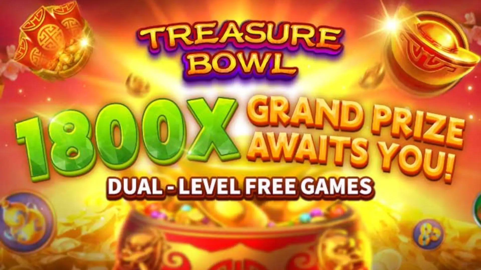 Multiplicadores Treasure Bowl 567win - 7777x Máximo com Tigela Dourada